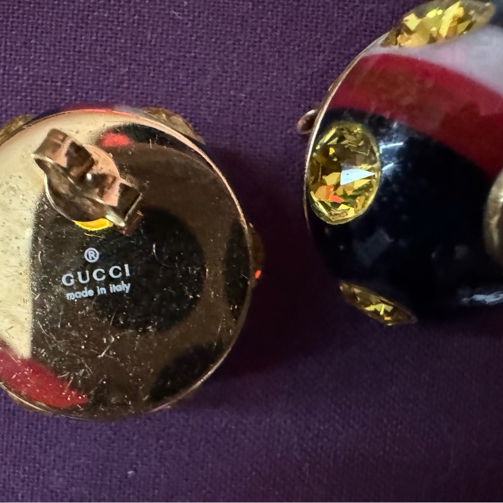 Gucci Vintage Resin Earrings - Picture 6 of 9